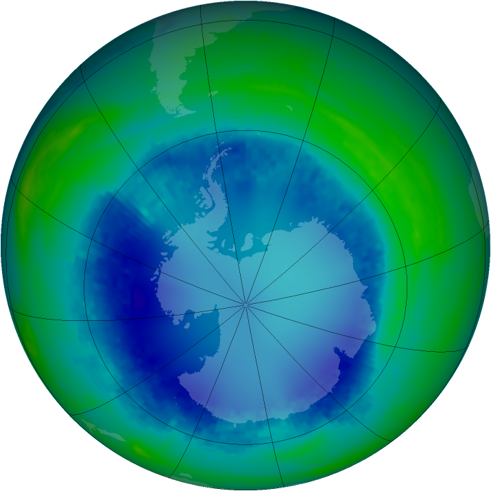 Ozone Map 2003-08-15